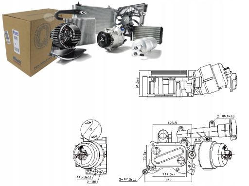 Chłodnica Oleju 91346