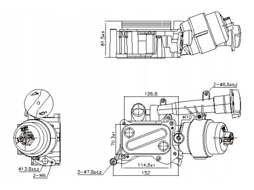 Chłodnica Oleju 91346