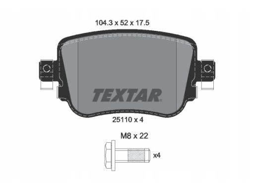 Klocek Hamulcowy Kpl. 2511003