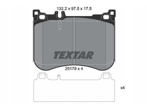 Klocek Hamulcowy Kpl. 2517903