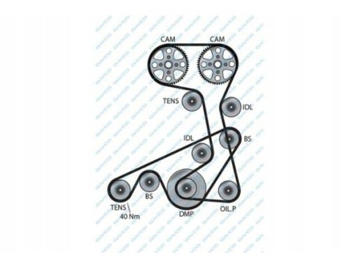 Pasek Wieloklinowy 6Pk701Ee
