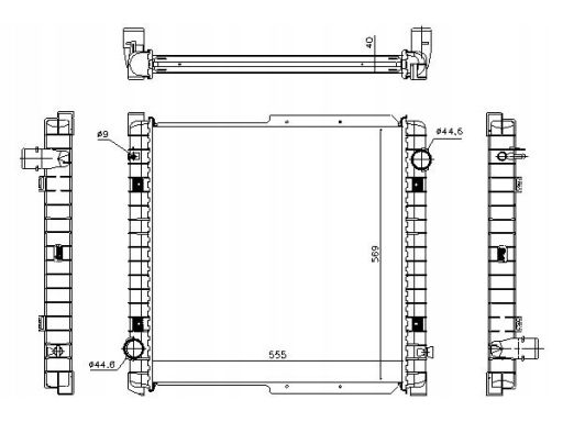 Chłodnica Silnika 63333