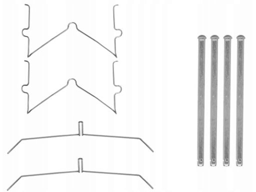 Zestaw Montażowy Klocków Hamulcowych 82547600