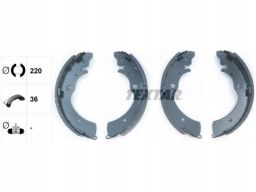 Szczęki Hamulcowe Kpl. 91042300