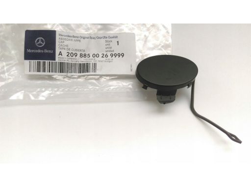 Zaślepka haka zderzaka Mercedes W209 CLK class