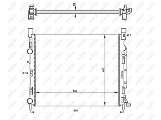 Chłodnica Silnika 53002