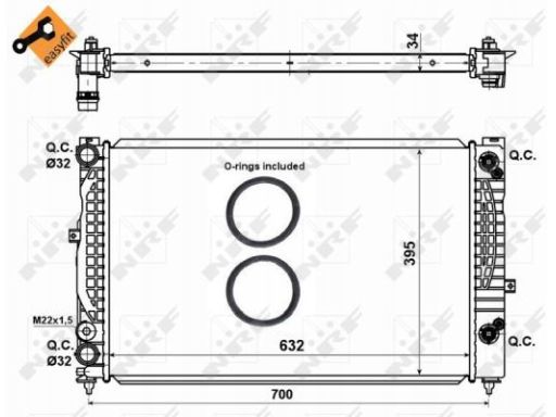 Chłodnica Silnika 529504