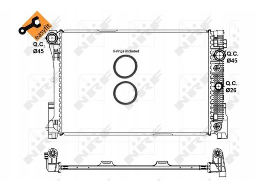 Chłodnica Silnika 58335