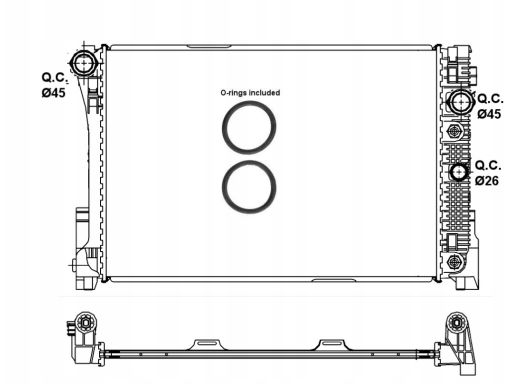 Chłodnica Silnika 58335
