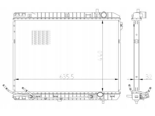 Chłodnica Silnika 59297