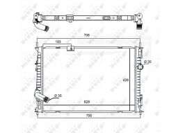 Chłodnica Silnika 58455A