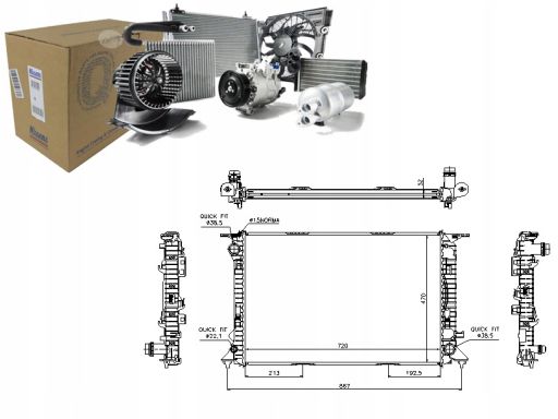 Chłodnica Silnika 60317