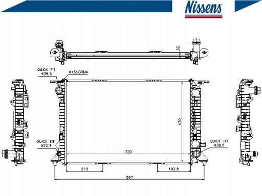 Chłodnica Silnika 60317