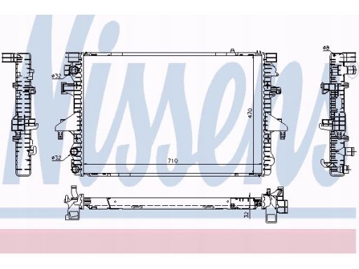 Chłodnica Silnika 65282A