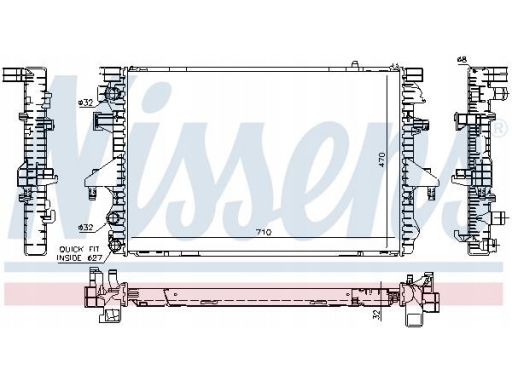 Chłodnica Silnika 65282A