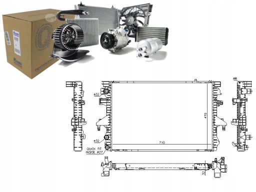 Chłodnica Silnika 65282A