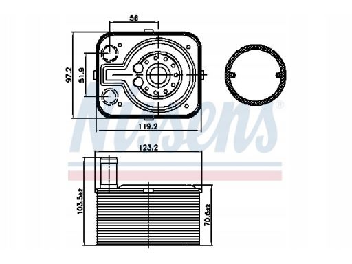 Chłodnica Oleju 90655