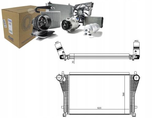 Chłodnica Powietrza Doładowującego 96494