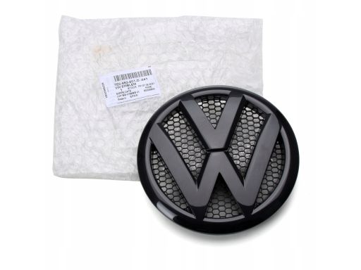 Emblemat znaczek na Grill Przód Vw Transporter T5 7E0853601D