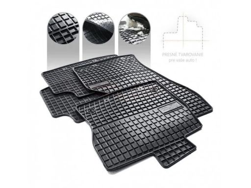 Dywaniki Gumowe Czarne Mercedes Sprinter Volkswagen LT Komplet FROGUM