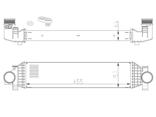 Chłodnica Powietrza Doładowującego 309068