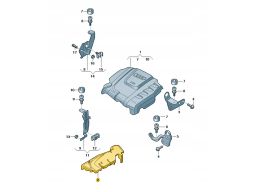 Oryginalne Audi Oe Wytłumienie Gąbka 03L103954