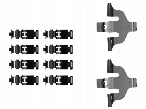 Zestaw Montażowy Klocków Hamulcowych 82549300