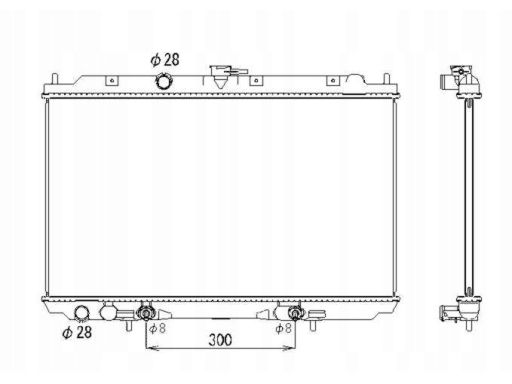Chłodnica Silnika 53436