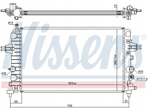 Chłodnica Silnika 63028A