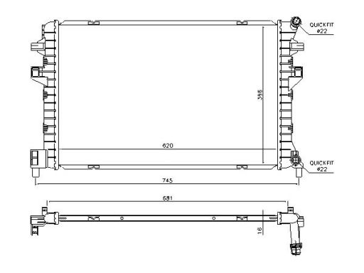 Chłodnica Powietrza Doładowującego 65306