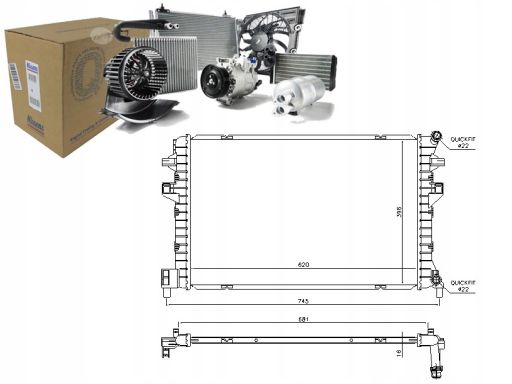 Chłodnica Powietrza Doładowującego 65306