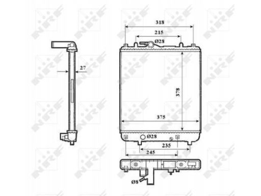 Chłodnica Silnika 53825
