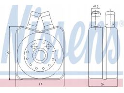 Chłodnica Oleju 90606