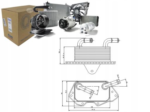Chłodnica Oleju 90662