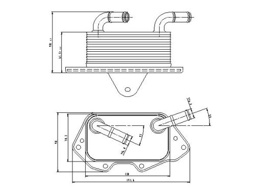 Chłodnica Oleju 90662