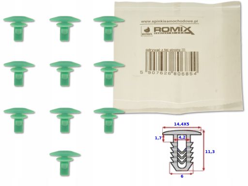 Spinki Mocujące Rom B25628