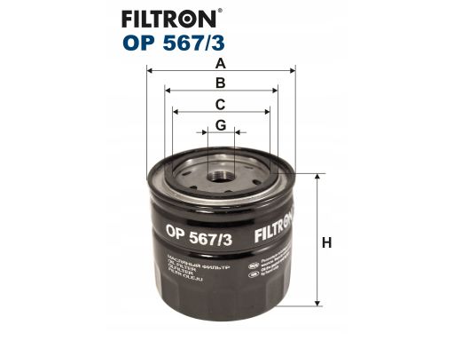 Filtr Oleju Op 567/3