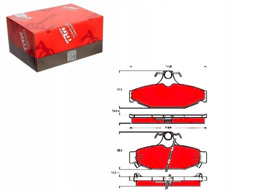 Klocek Hamulcowy Kpl. Gdb4089