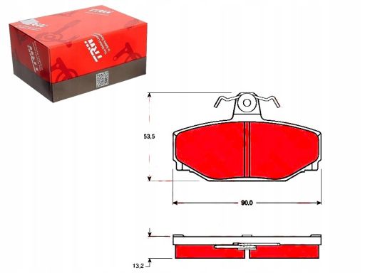 Klocek Hamulcowy Kpl. Gdb442