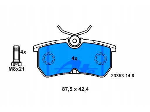 Klocek Hamulcowy Kpl. 13.0460-2835.2