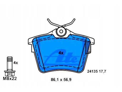 Klocek Hamulcowy Kpl. 13.0460-2893.2