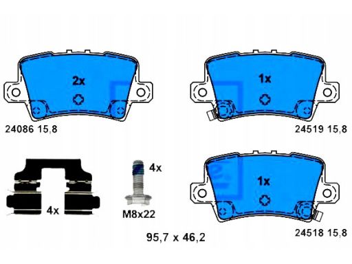 Klocek Hamulcowy Kpl. 13.0460-5757.2