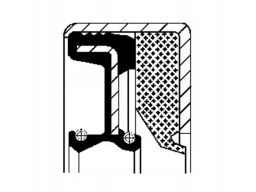 Uszczelniacz Półosi/Wału Napędowego 12013465B