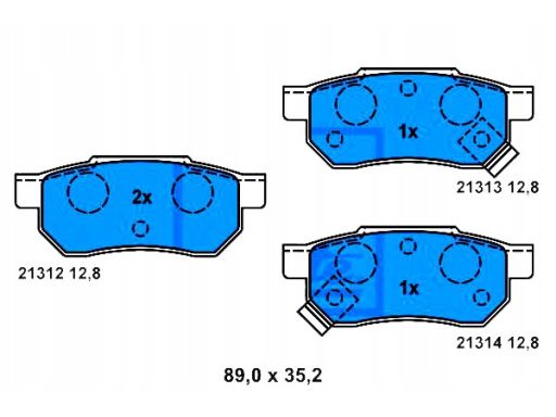 Klocek Hamulcowy Kpl. 13.0460-5998.2