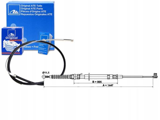 Linka Hamulca Postojowego 24.3727-0195.2