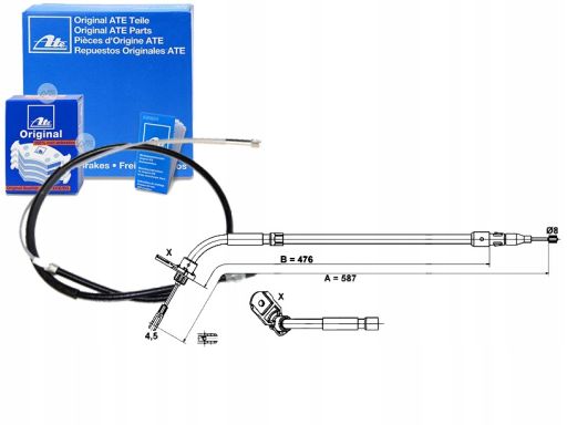 Linka Hamulca Postojowego 24.3727-0452.2