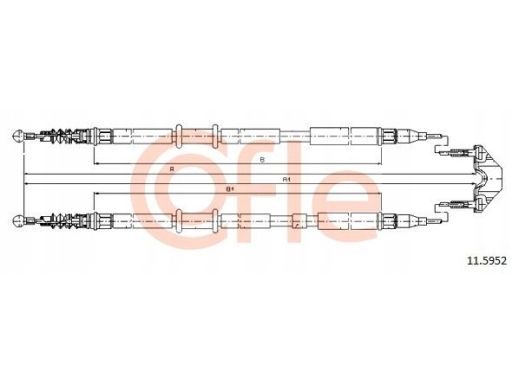 Linka Hamulca Postojowego 24.3727-0775.2