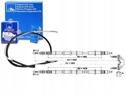 Linka Hamulca Postojowego 24.3727-0775.2