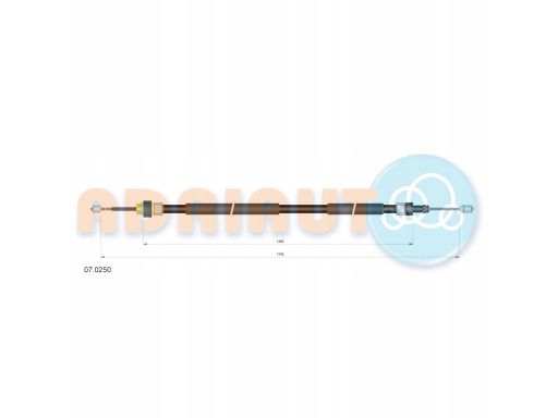 Linka Hamulca Postojowego 07.0250