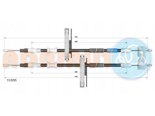 Linka Hamulca Postojowego 13.0295